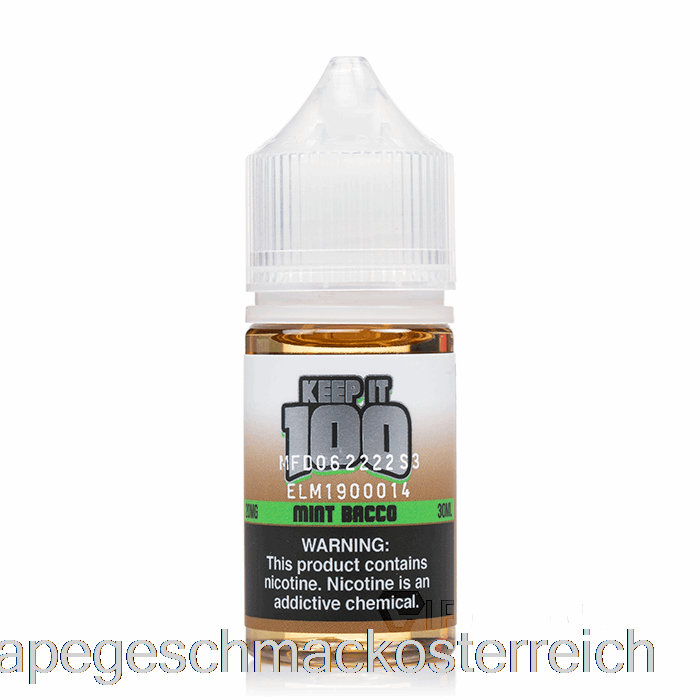 Minz- Und Specksalze – 100 – 30 Ml, 20 Mg Vape-Geschmack